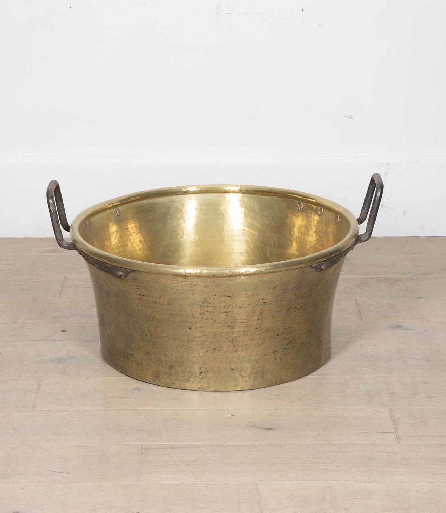 Late 19th Century Country House Brass Log Bin DA3836473