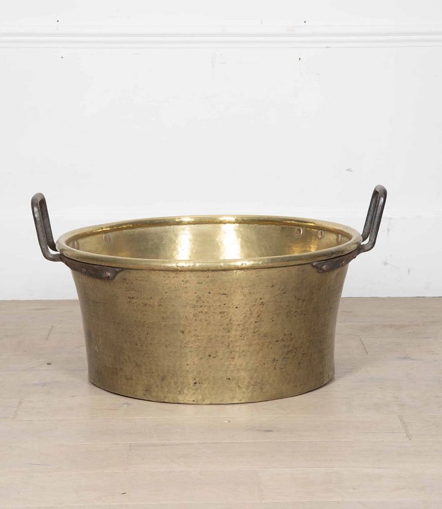 Late 19th Century Country House Brass Log Bin DA3836473