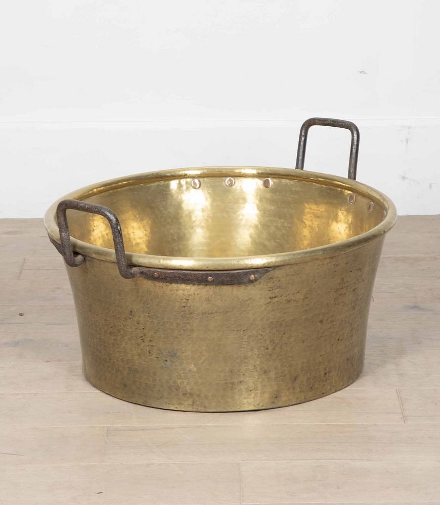 Late 19th Century Country House Brass Log Bin DA3836473