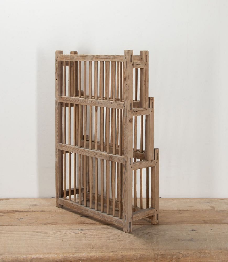 Small 20th Century English Pine Plate Rack DA3841643