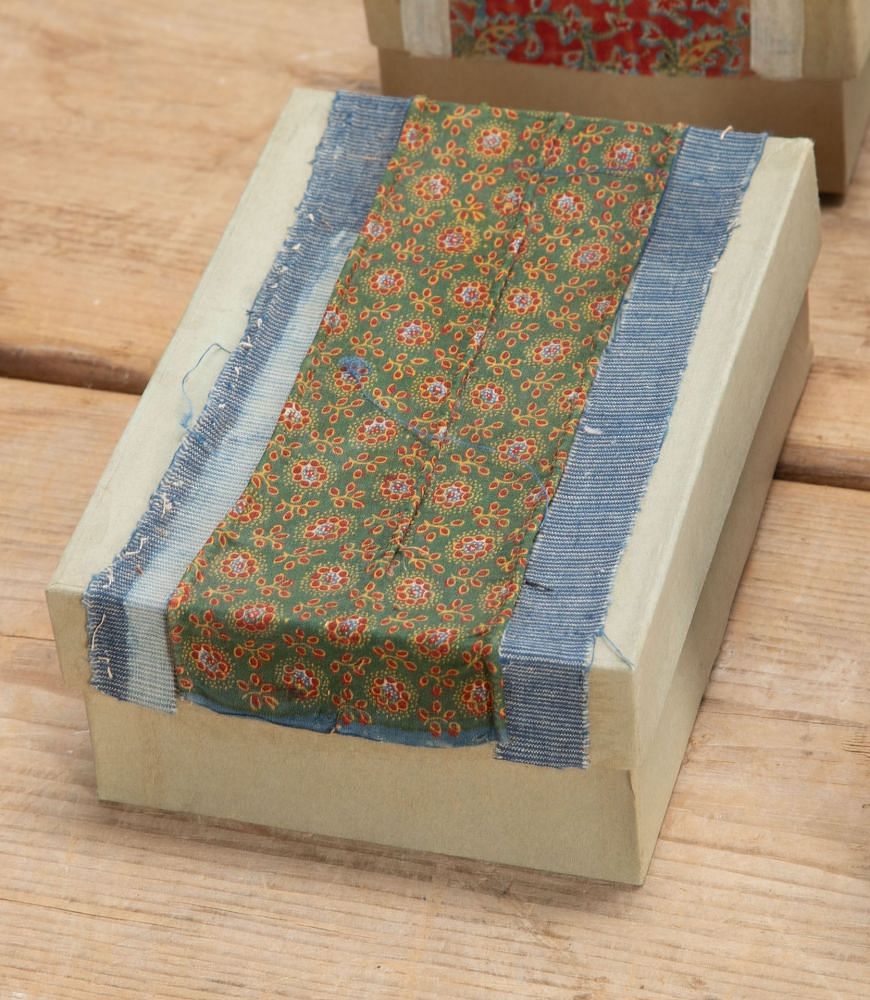 Early 20th Century Textile Covered Boxes DA4237673