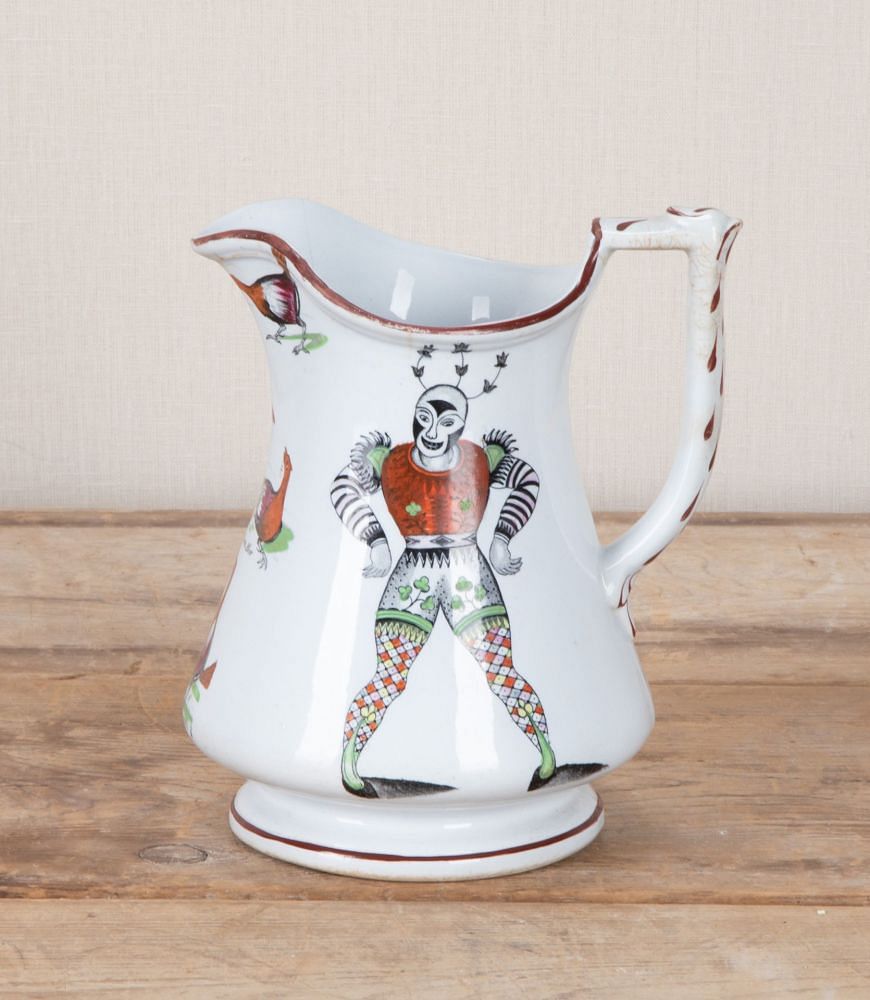 19th Century English Pottery Puzzle Jug DA4342709