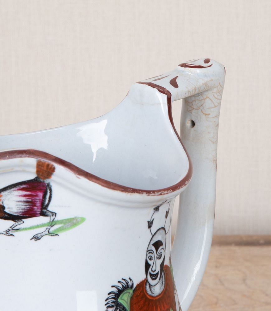 19th Century English Pottery Puzzle Jug DA4342709
