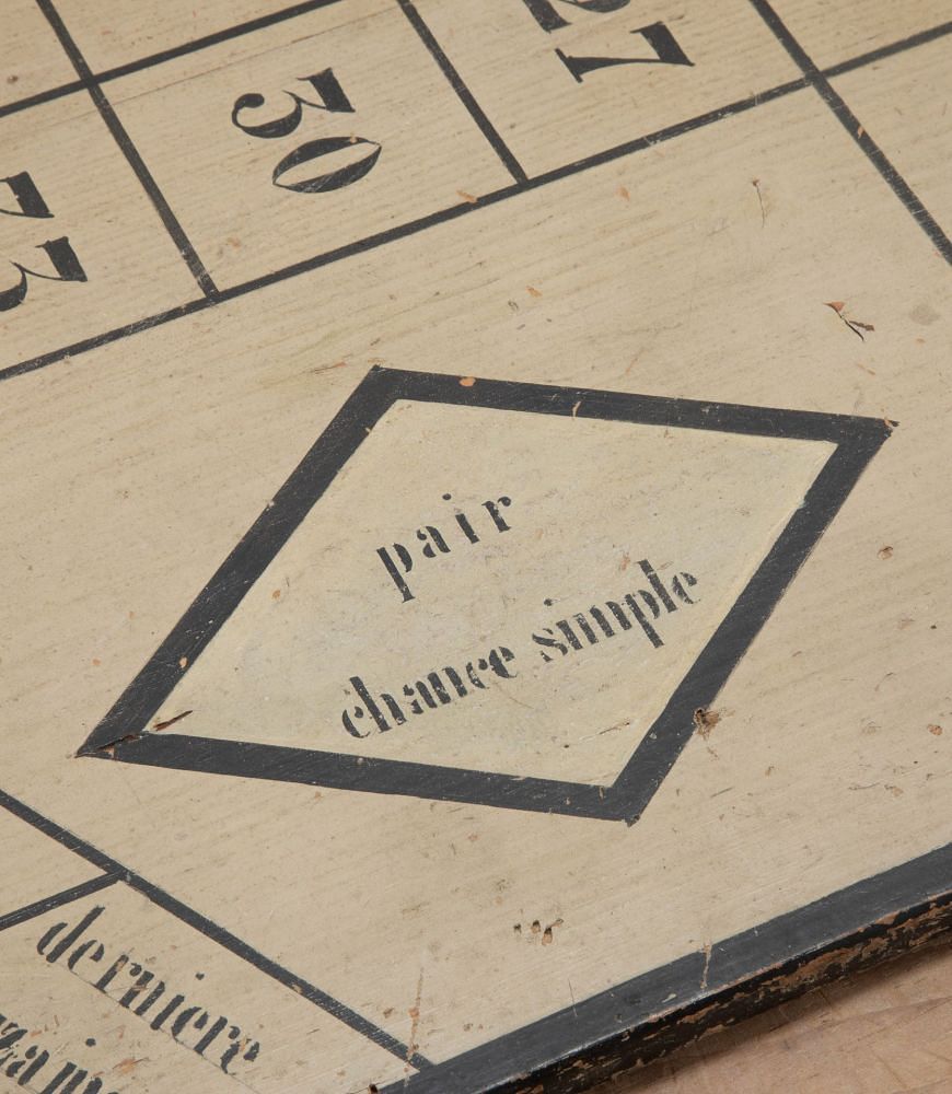 Early 20th Century French Roulette Board and Wheel DA449642