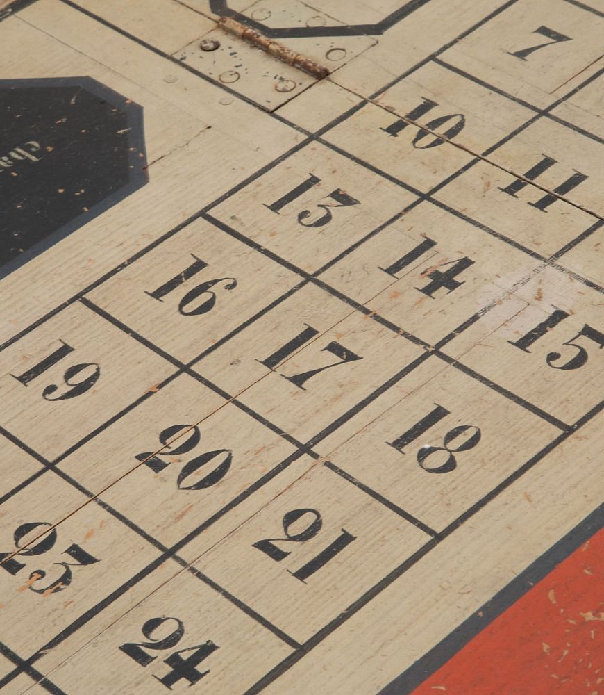 Early 20th Century French Roulette Board and Wheel DA449642
