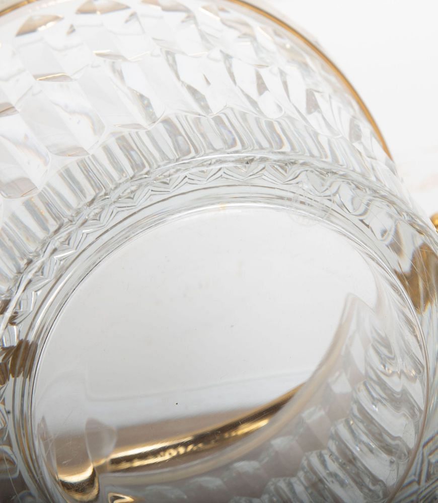 Mid-Century Baccarat Crystal and Gold Plated Ice Bucket DA5834596