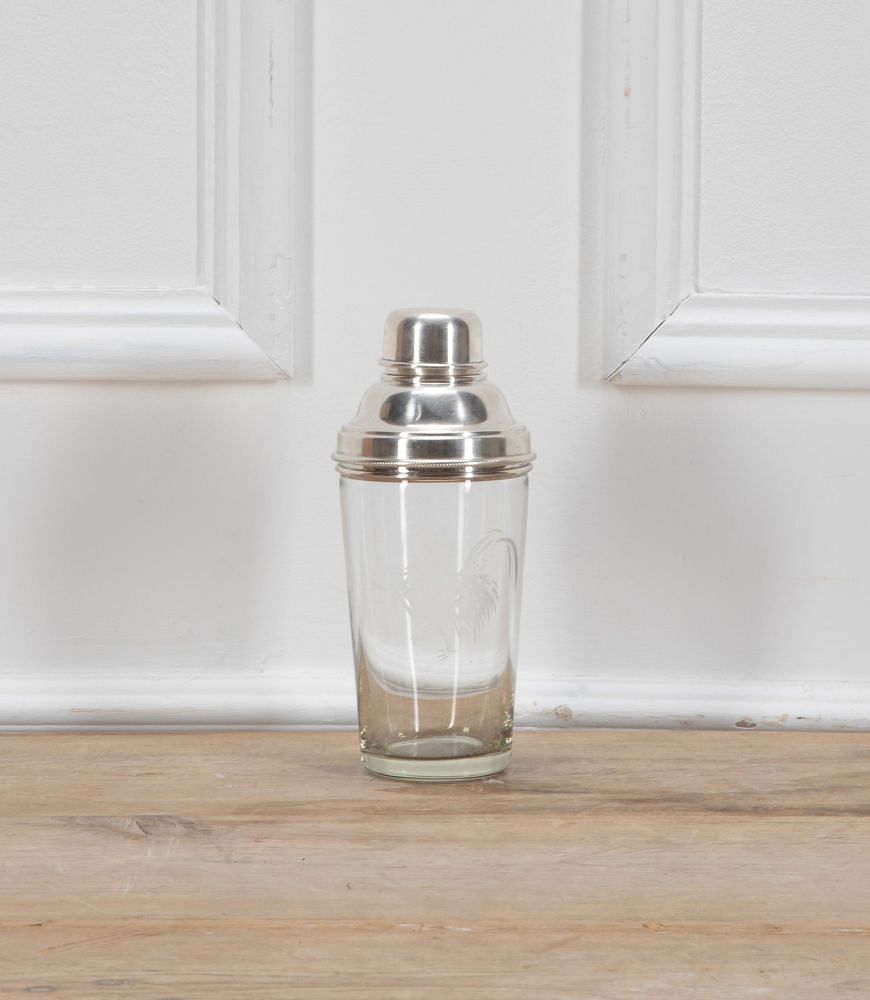 Art Deco Cockerel Etched Cocktail Shaker By James Dixon & Co DA5837334
