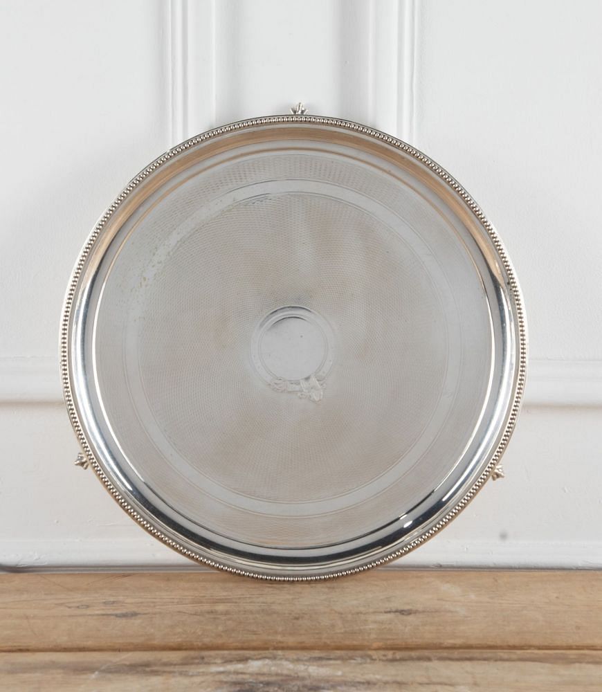 Large 19th Century Victorian Superb Engine Turned Tray By Mappin & Webb DA5841529