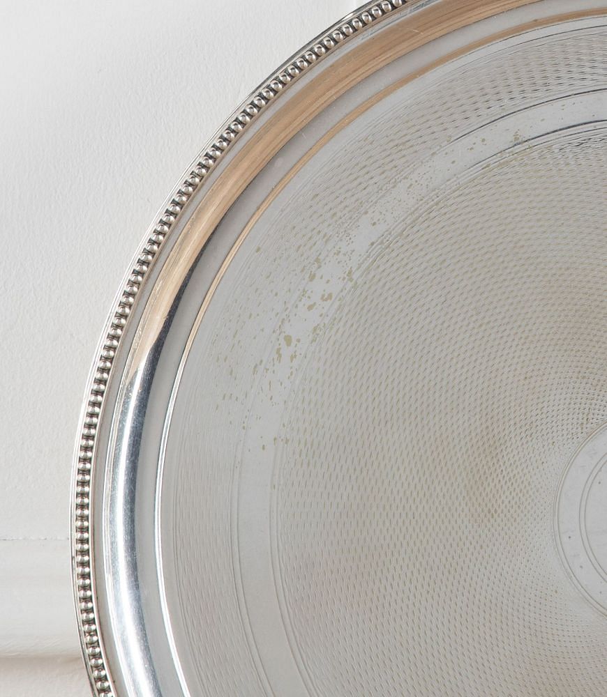 Large 19th Century Victorian Superb Engine Turned Tray By Mappin & Webb DA5841529
