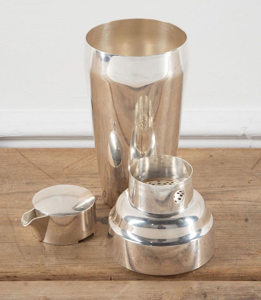 Art Deco Swivel Lid Cocktail Shaker By Gorham & Co Dated 1922 DA5841546