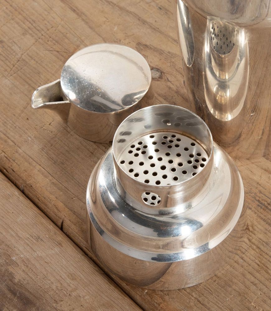 Art Deco Swivel Lid Cocktail Shaker By Gorham & Co Dated 1922 DA5841546