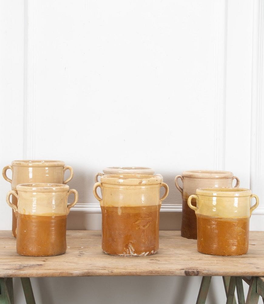 Collection of Six Italian 19th Century Preserving Pots DA6038059