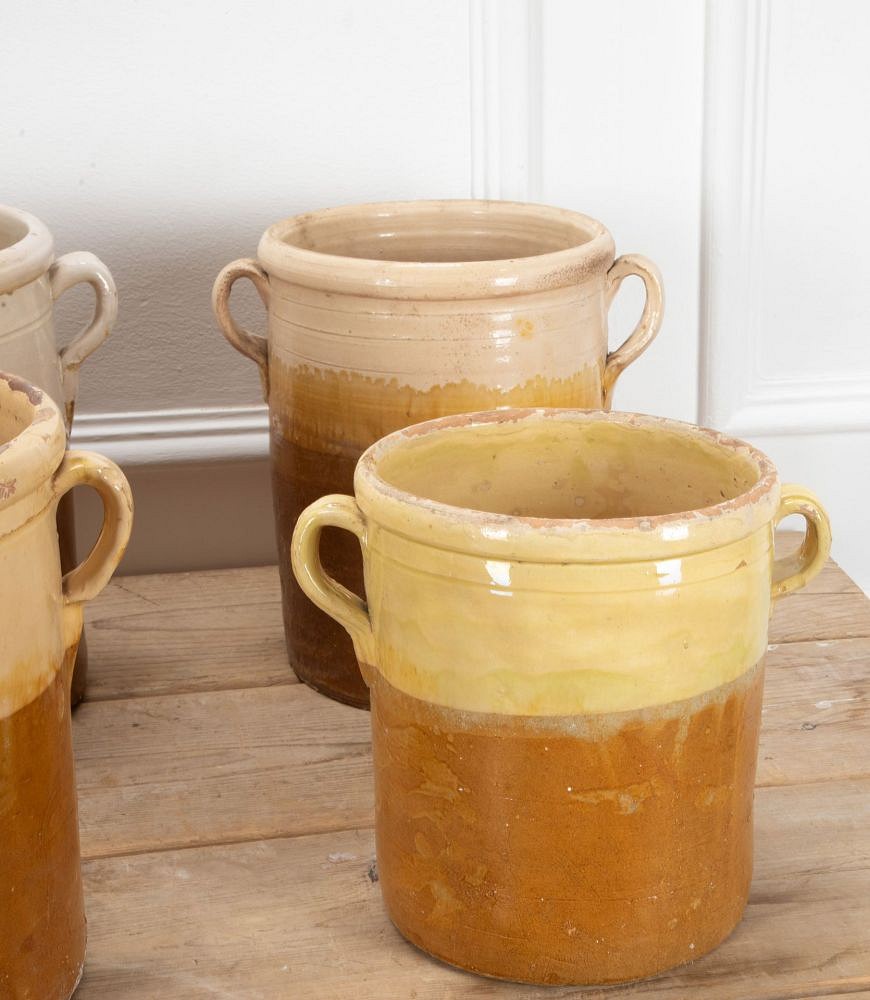 Collection of Six Italian 19th Century Preserving Pots DA6038059