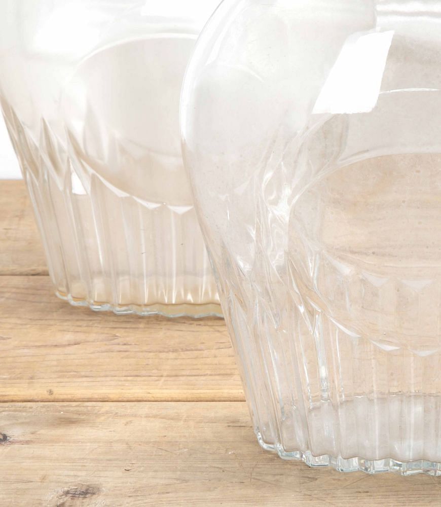 Set of Six Large 20th Century Flemish Glass Bottles DA6041471
