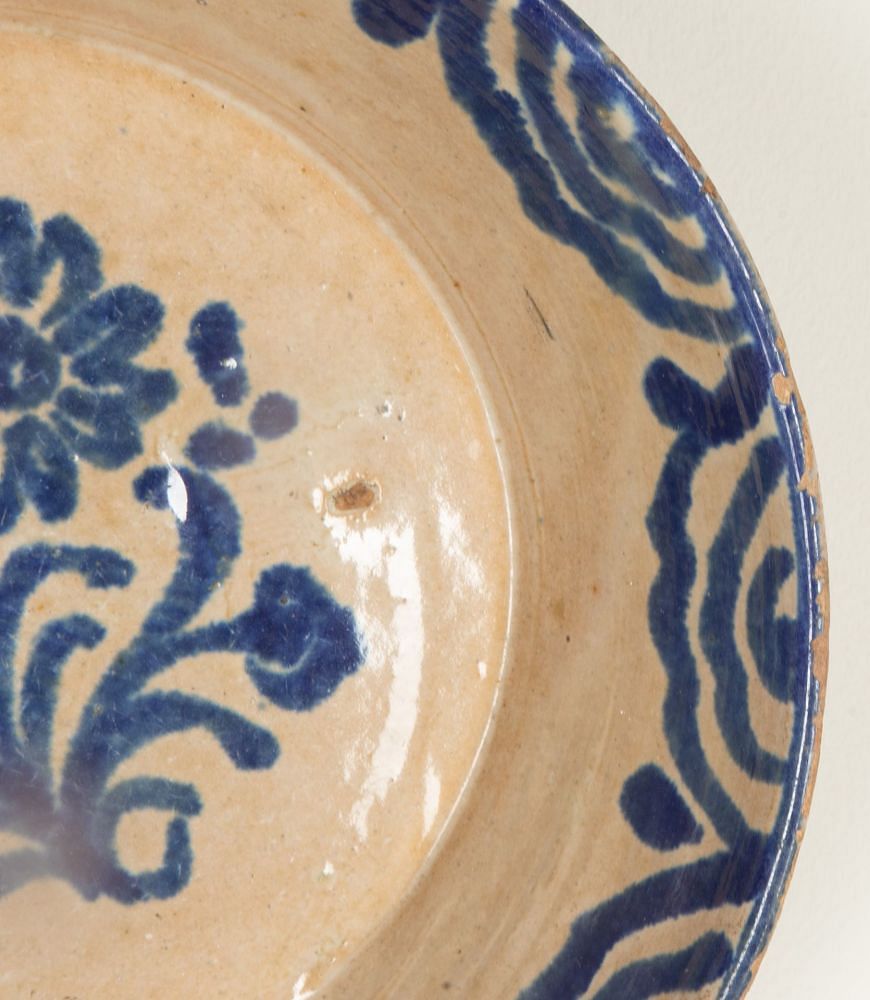 Late 19th Century Spanish Blue and White Fajalauza Bowl DA6042619