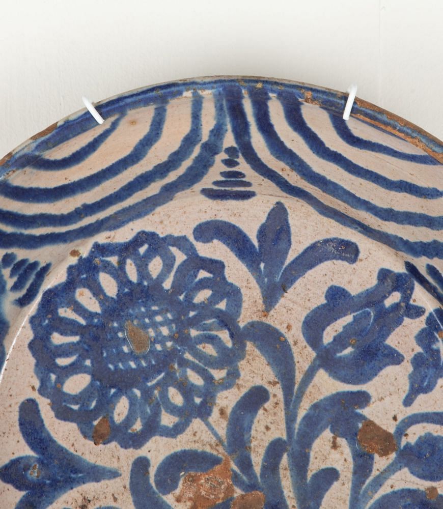 Late 19th Century Spanish Blue and White Fajalauza Bowl DA6042624