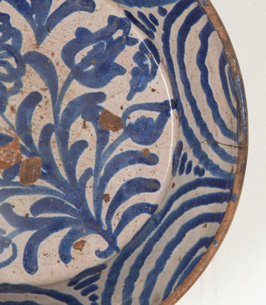 Late 19th Century Spanish Blue and White Fajalauza Bowl DA6042624