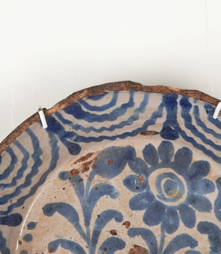 Late 19th Century Spanish Blue and White Fajalauza Bowl DA6042625