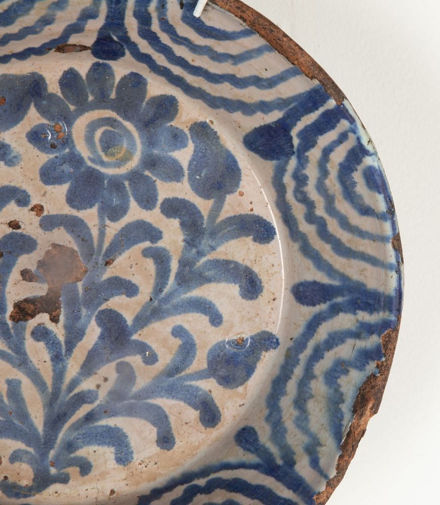 Late 19th Century Spanish Blue and White Fajalauza Bowl DA6042625