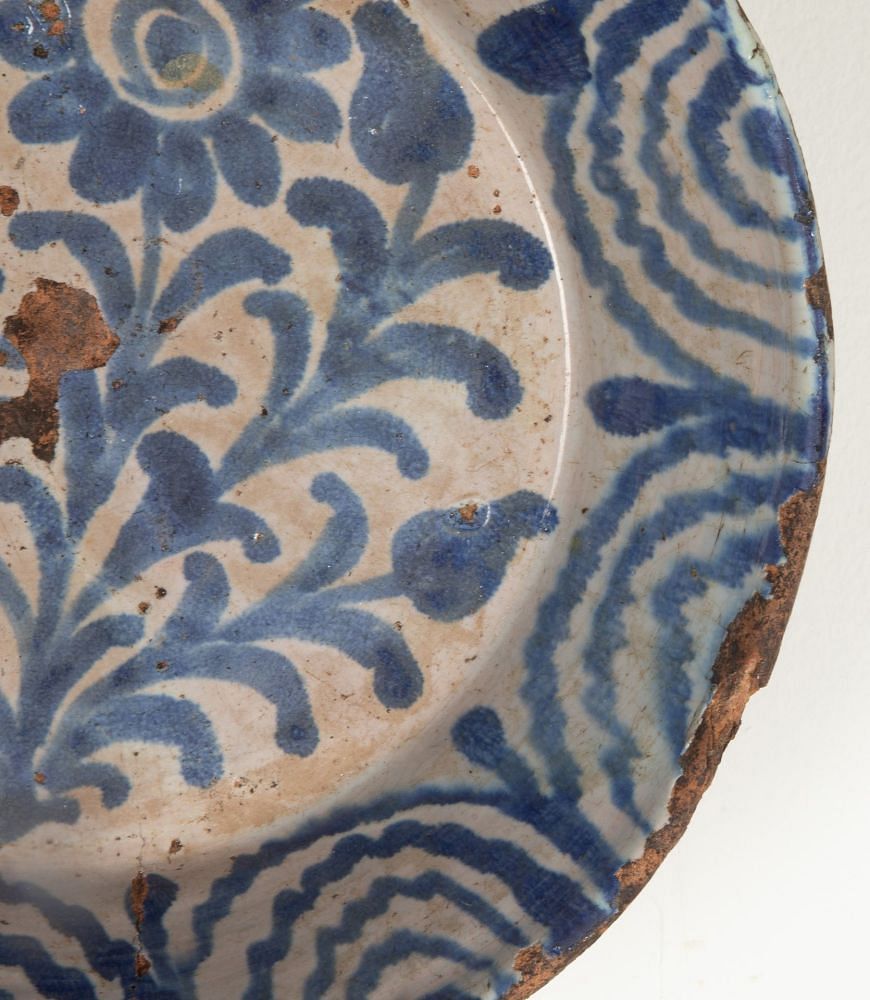 Late 19th Century Spanish Blue and White Fajalauza Bowl DA6042625