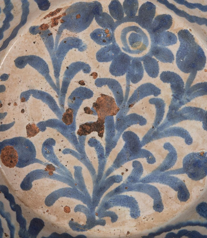 Late 19th Century Spanish Blue and White Fajalauza Bowl DA6042625