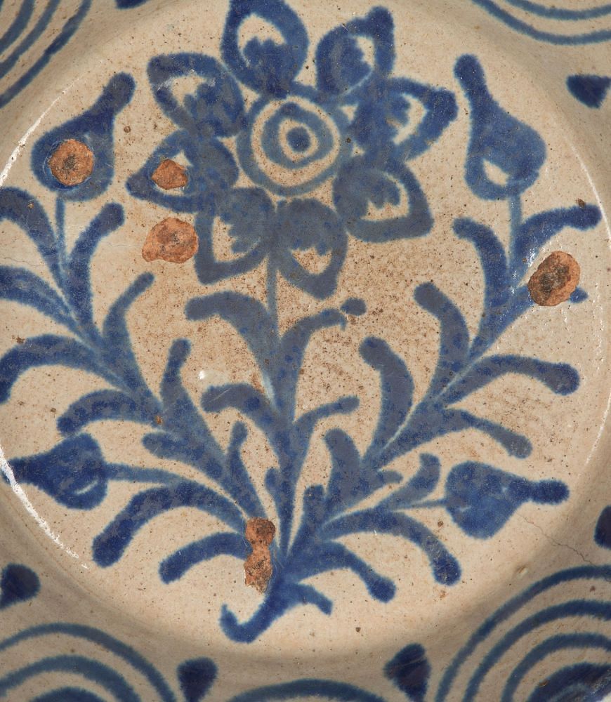 Late 19th Century Spanish Blue and White Fajalauza Bowl DA6042627