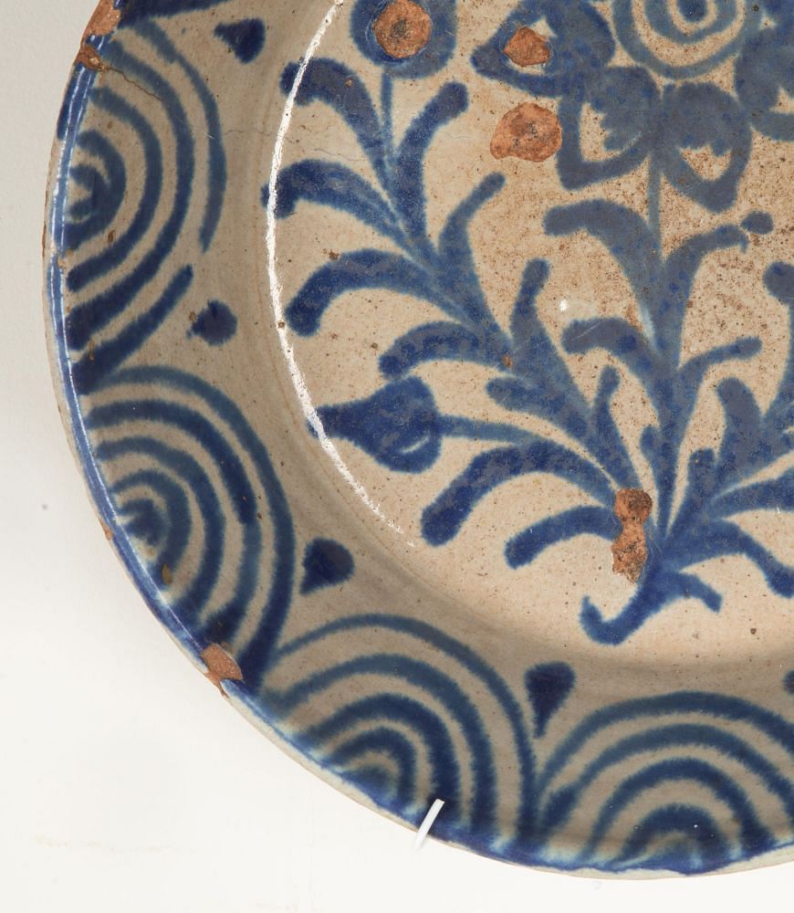 Late 19th Century Spanish Blue and White Fajalauza Bowl DA6042627