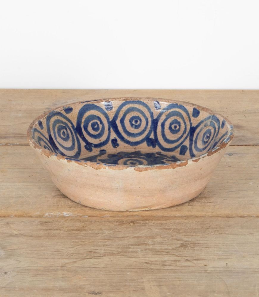 Late 19th Century Spanish Blue and White Fajalauza Bowl DA6042629