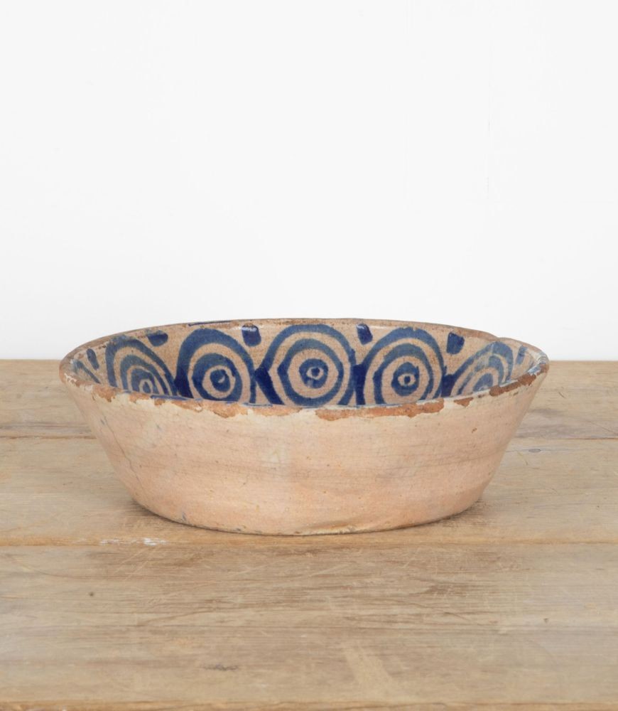 Late 19th Century Spanish Blue and White Fajalauza Bowl DA6042629