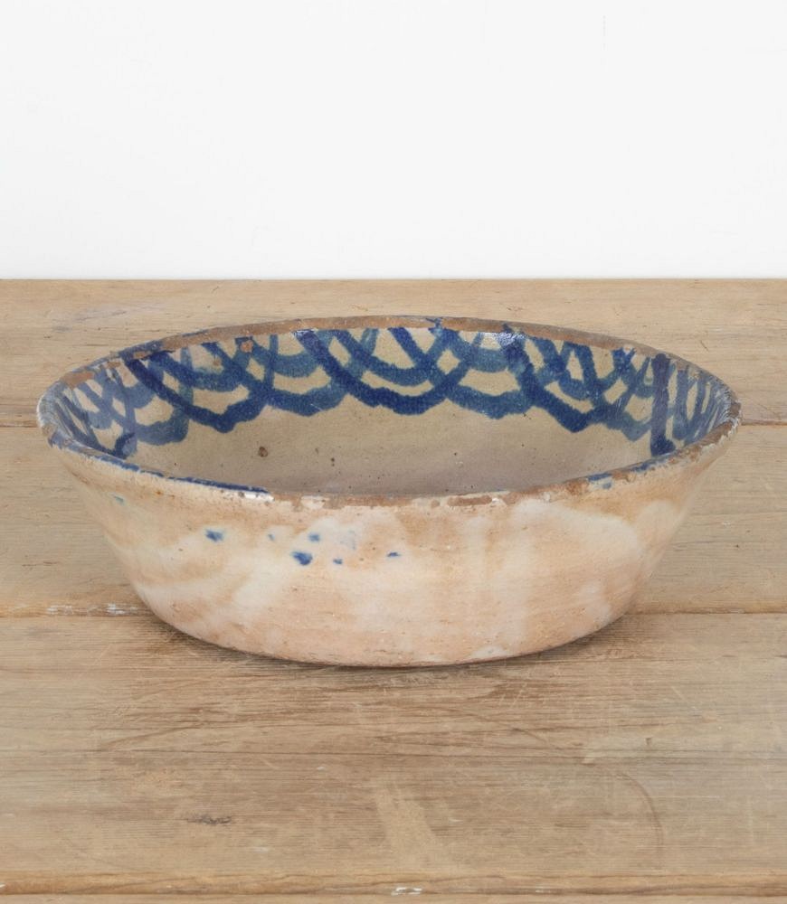 Late 19th Century Spanish Blue and White Fajalauza Bowl DA6042630
