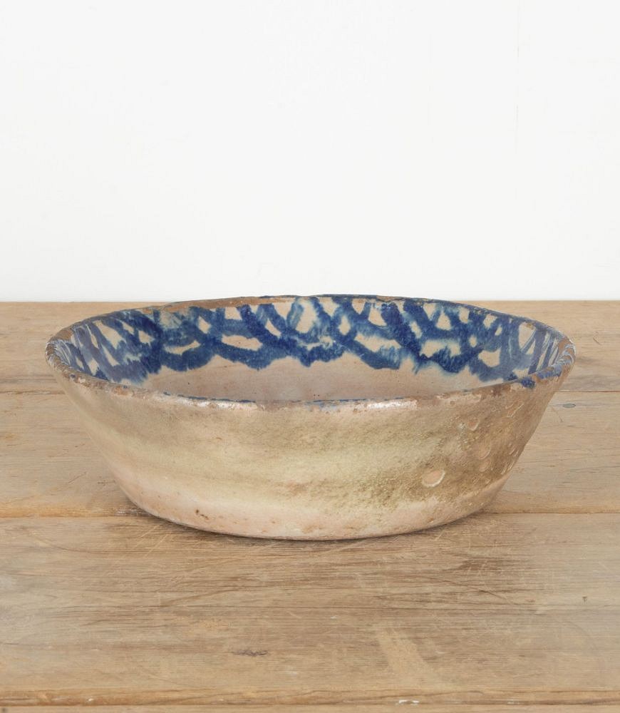Late 19th Century Spanish Blue and White Fajalauza Bowl DA6042630