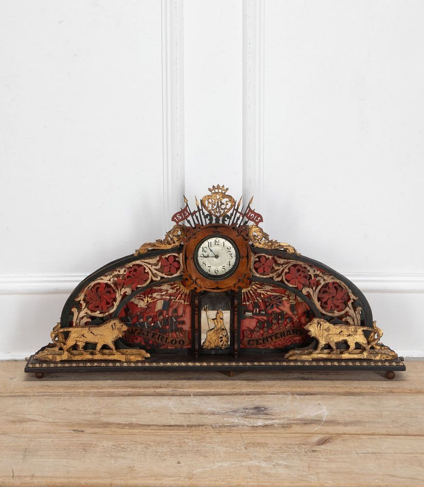 20th Century English Folk Art Waterloo Clock DA6941303