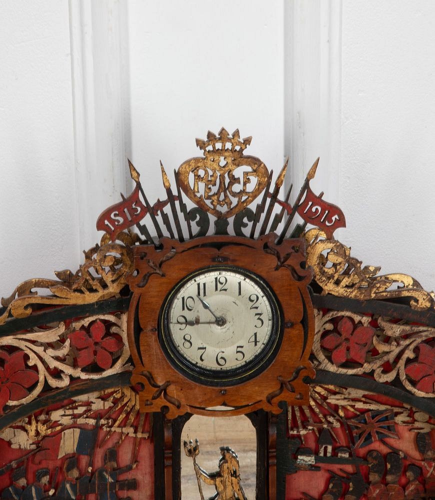 20th Century English Folk Art Waterloo Clock DA6941303