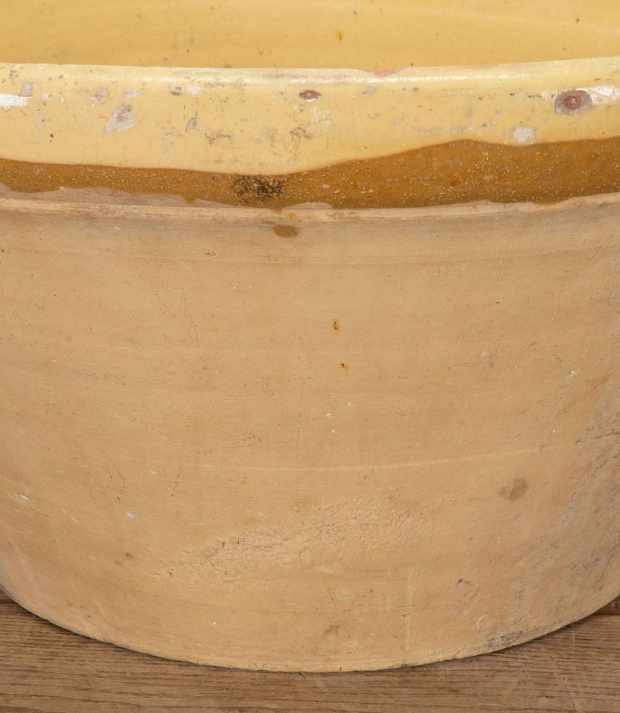 Large 19th Century French Tian or Dairy Bowl DA7240376