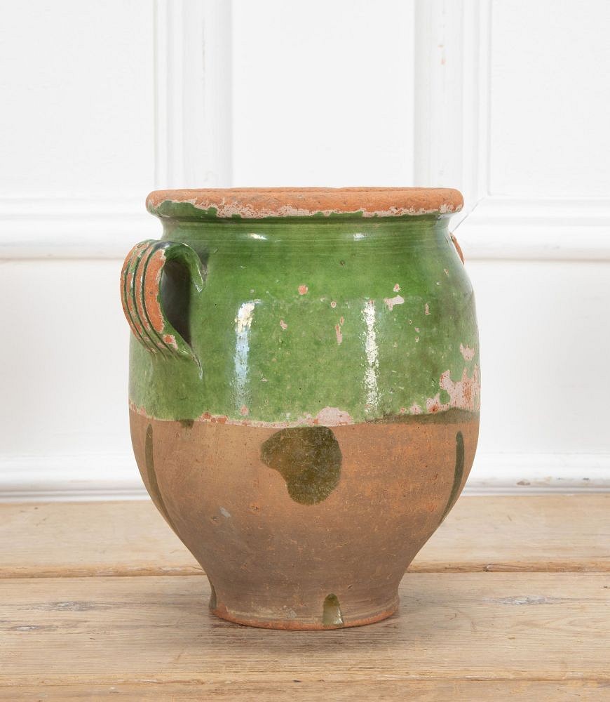 19th Century Green Glazed French Confit DA7438659