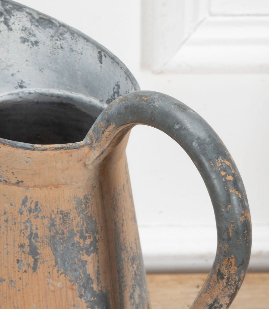 19th Century French Painted Zinc Pitcher DA7439001