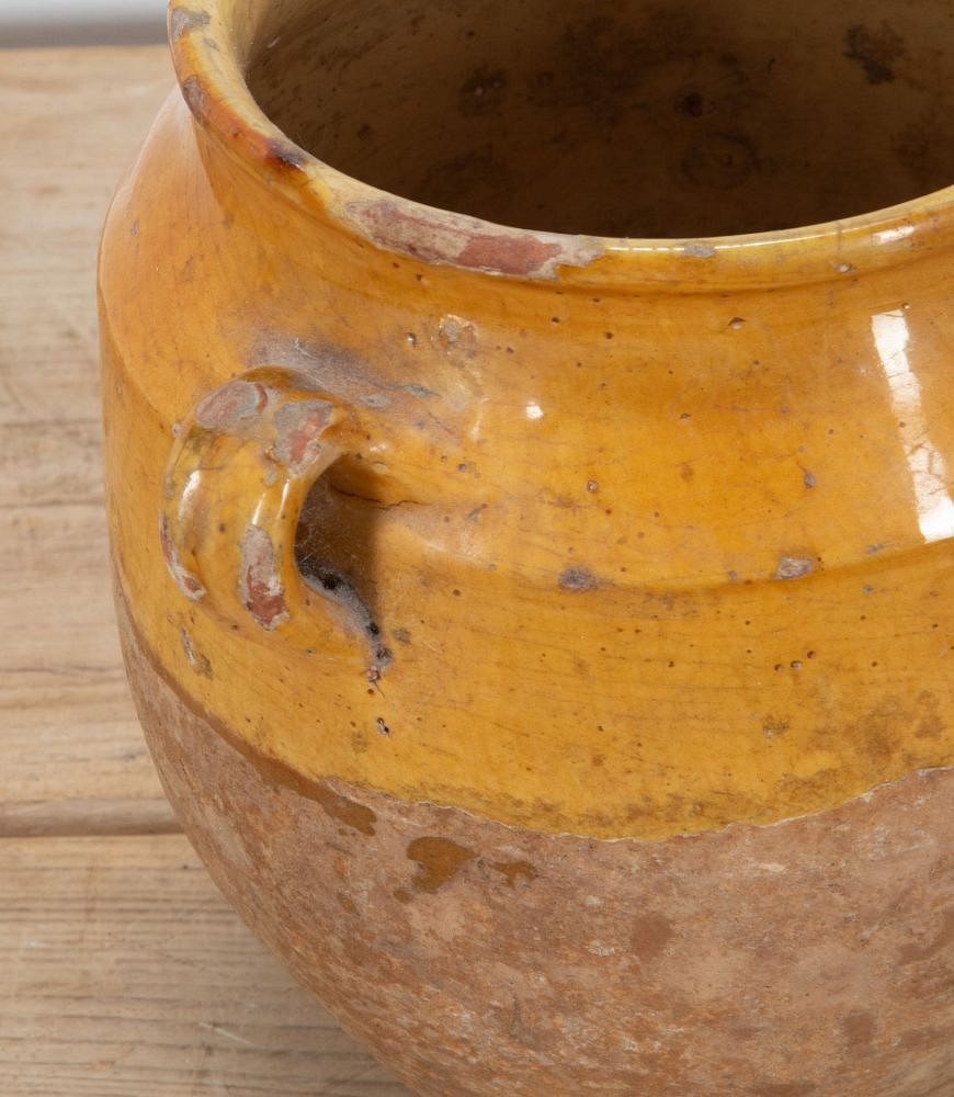 19th Century French Ochre Glaze Confit Pot DA7439151