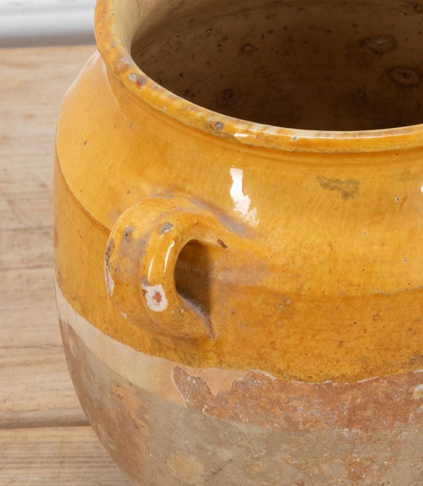 19th Century French Ochre Glaze Confit Pot DA7439151