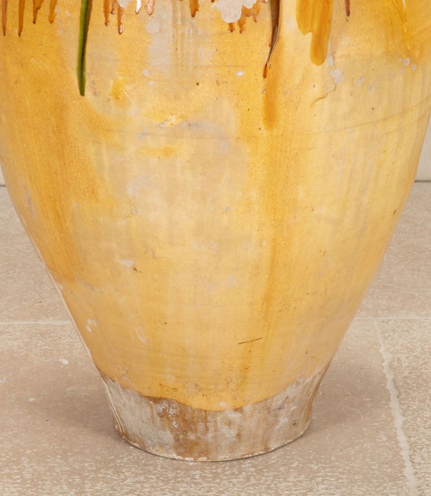 19th Century Italian Ochre Glazed Olive Pot DA7442904
