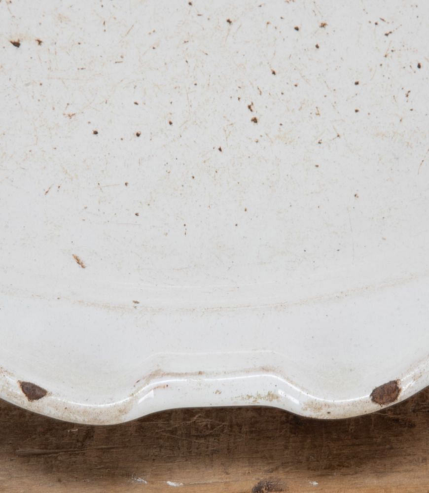 French 18th Century White Faience Platter DA7539449