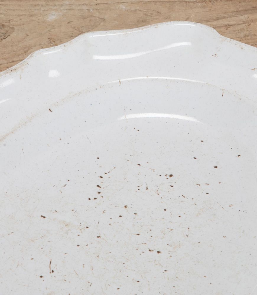 French 18th Century White Faience Platter DA7539449