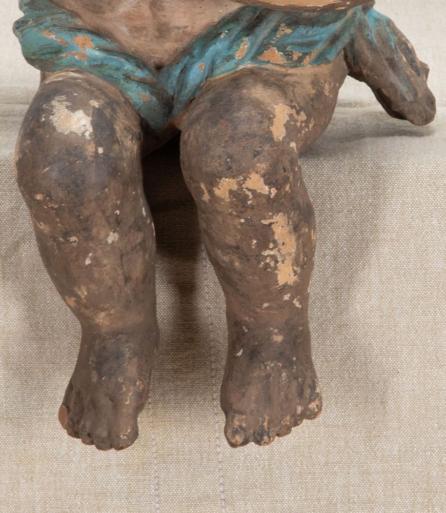 Pair of 19th Century Spanish Terracotta Cherubs DA7540949