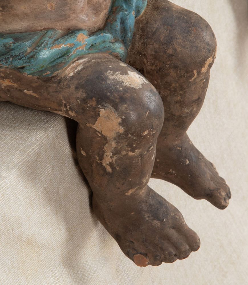 Pair of 19th Century Spanish Terracotta Cherubs DA7540949