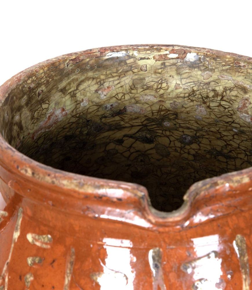 19th Century French Glazed Terracotta Oil Jar DA7542220