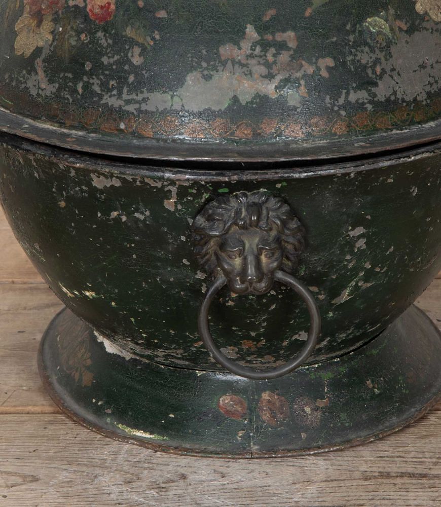 19th Century Portuguese Tole Tureen with Lid DA7543164