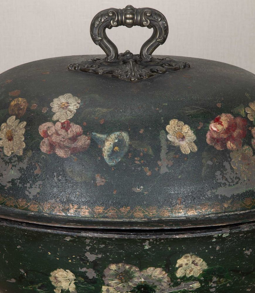 19th Century Portuguese Tole Tureen with Lid DA7543164