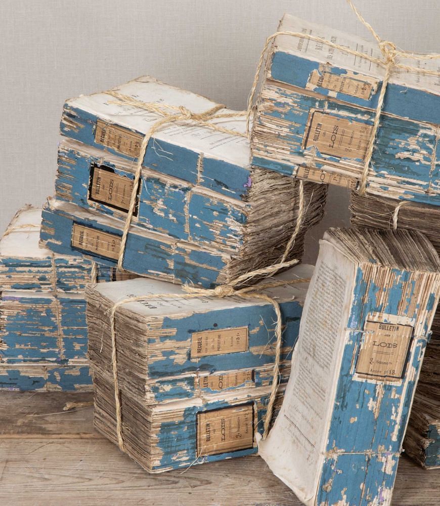 Collection of Seven 19th Century French Book Bundles DA7543169