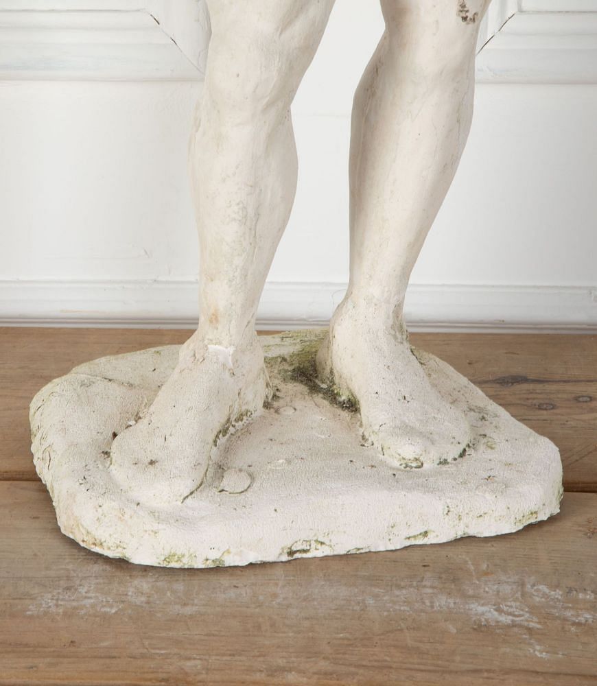 20th Century Plaster Sculpture of a Nude Male DA8036280