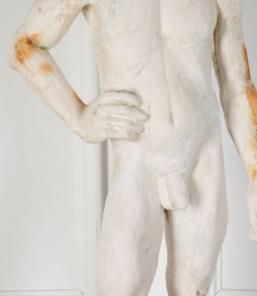 20th Century Plaster Sculpture of a Nude Male DA8036280