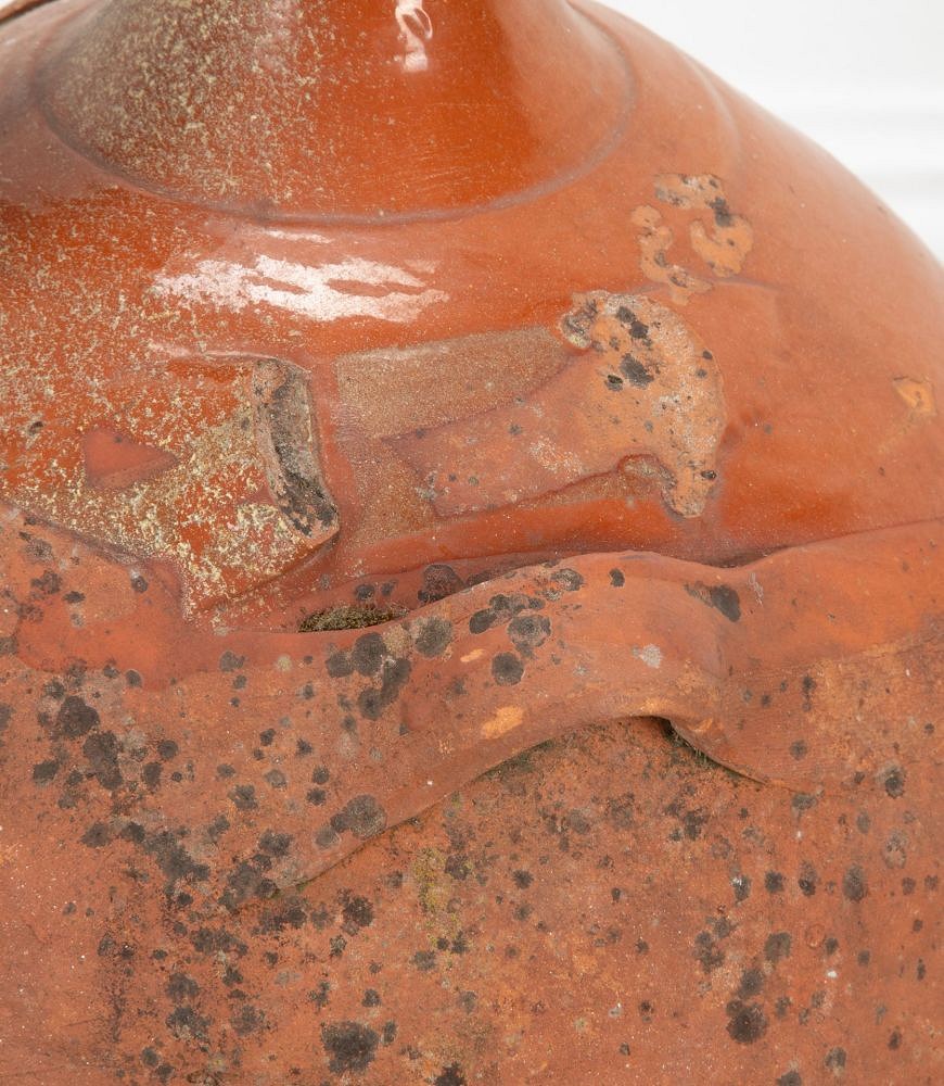 20th Century French Decorative Pottery Oil Carrier DA8538984